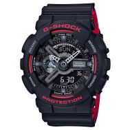Casio G-Shock Dual Tone Black/Red Mens XL Watch GA110HR-1A GA-110HR-1ADR  