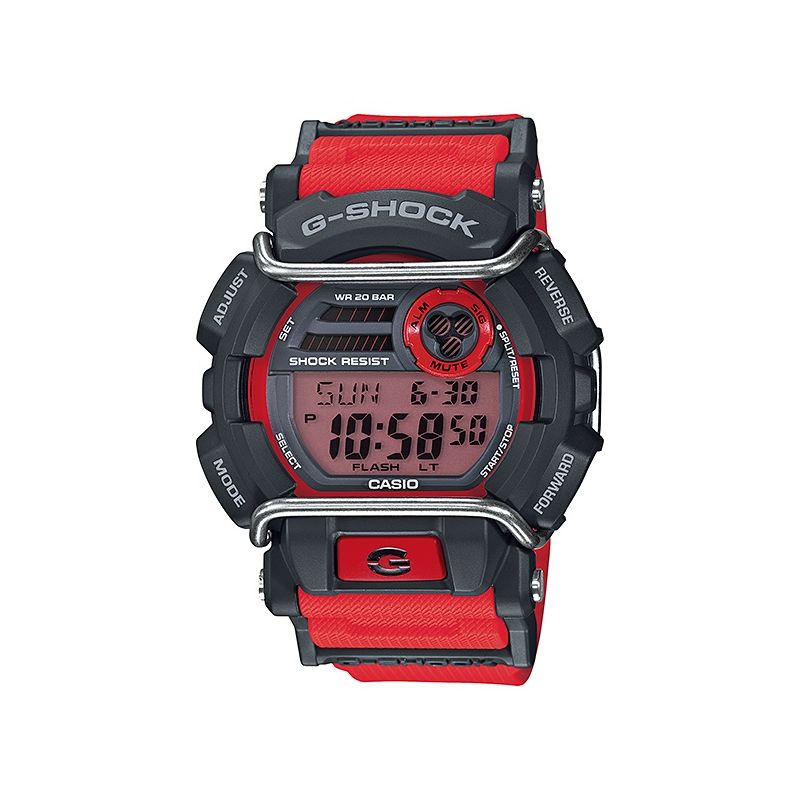 Casio G-Shock Digital Mens Red Watch GD400-4 GD-400-4DR