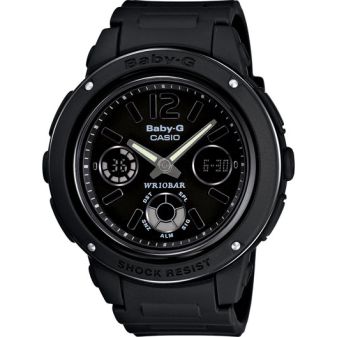 Casio Baby G Analogue Digital Female Black Watch BGA 151 1BDR