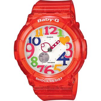 Casio Baby-G Analogue/Digital Female Red Watch BGA131-4B BGA-131-4BDR